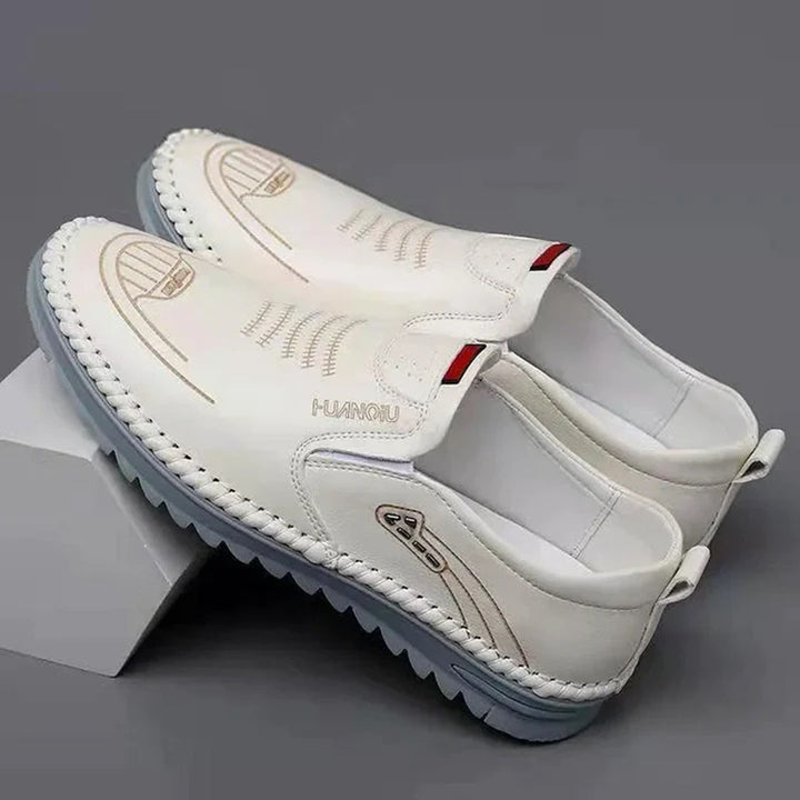 Amerigo | Ademend lichtgewicht PU herfstloafers voor heren met flexibele pasvorm