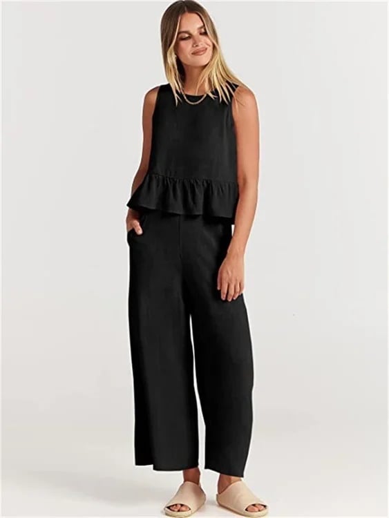 Yara - Dames Zomers Tweedelige Set - Fris en Elegant voor Zonnige Dagen