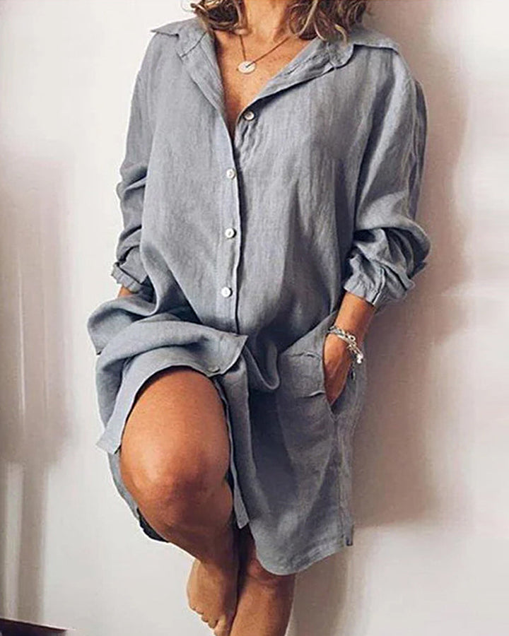 Nienke - Dames Midi-jurk - Losvallend en comfortabel