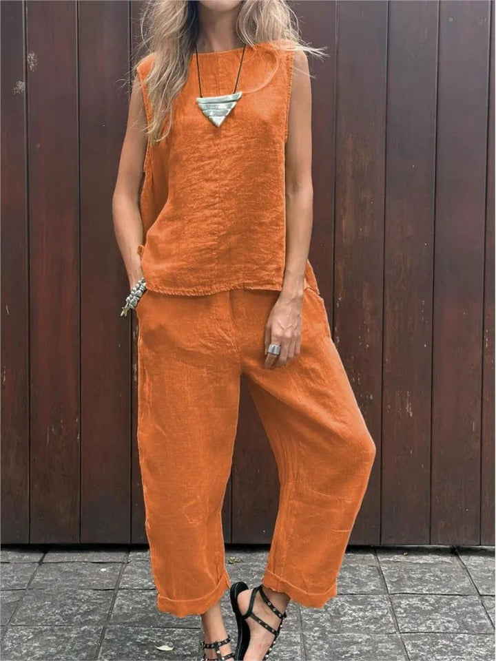 Yasmin - Dames Tweedelige Set - Comfortabele en Modieuze Combinatie