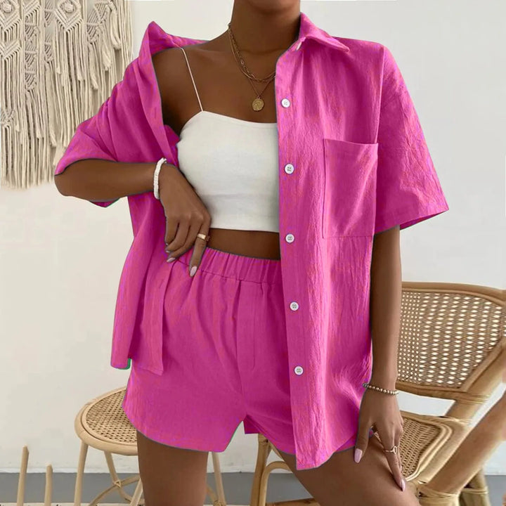 Elise - Dames Zomerset - Luchtige en Modieuze Tweedelige Outfit