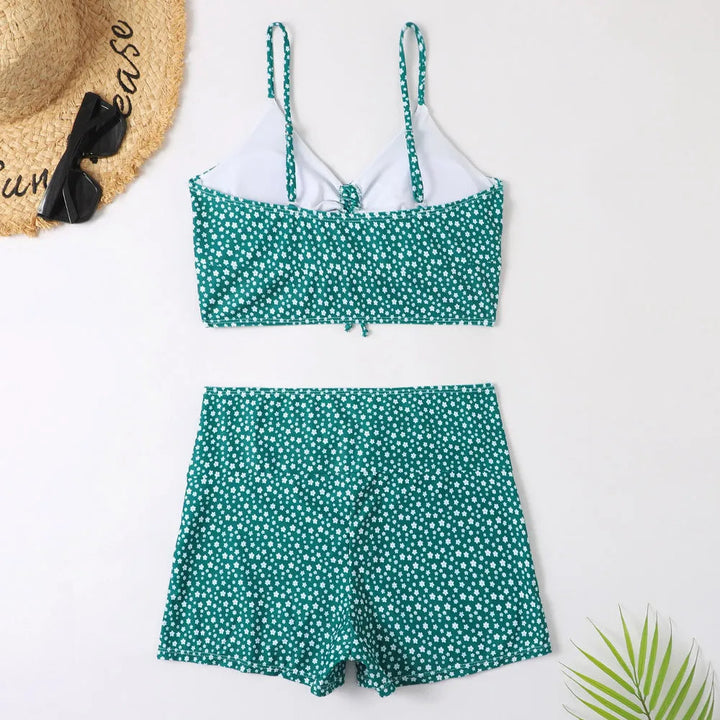 Bikiniset met hoge taille en bloemenprint – stijlvol en comfortabel voor elke zomerdag