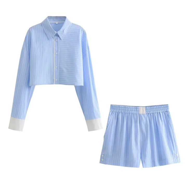 Tess - Dames Blauwe Zomerset - Frisse en Modieuze Look