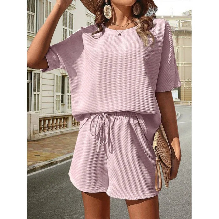 Celeste - Dames Losvallende Top en Shorts Set - Casual en Comfortabele Zomerse Combinatie