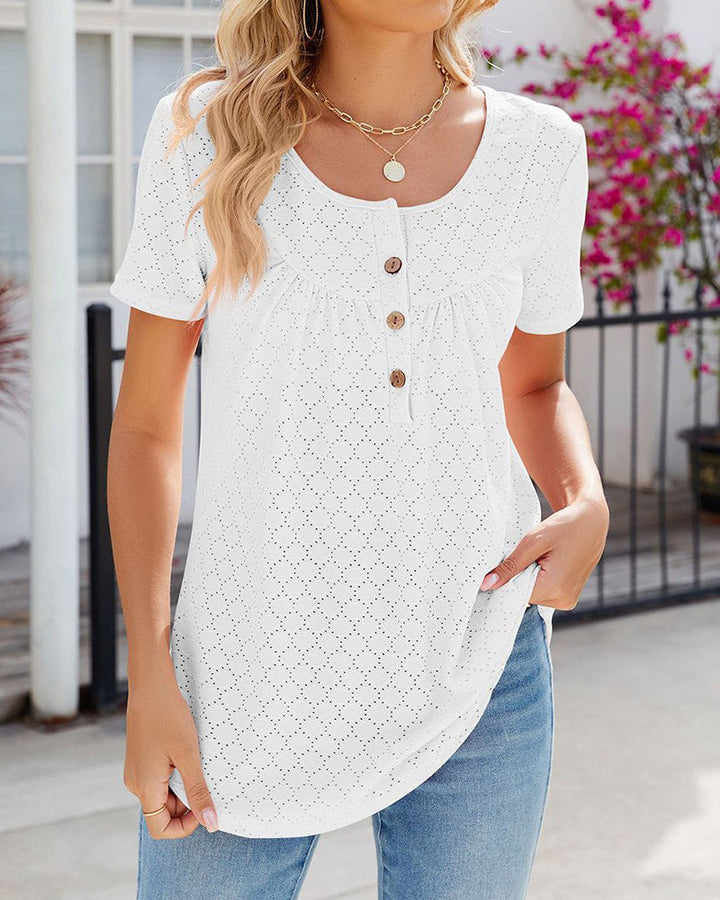 Nienke - Dames Shirt met Knopen