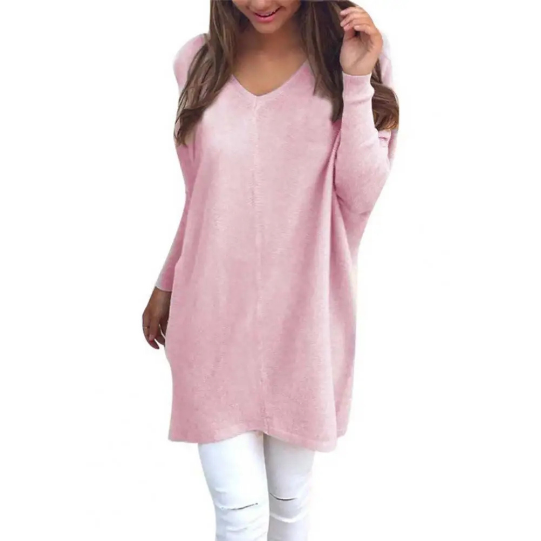 Daan | Oversized V-hals trui voor dames