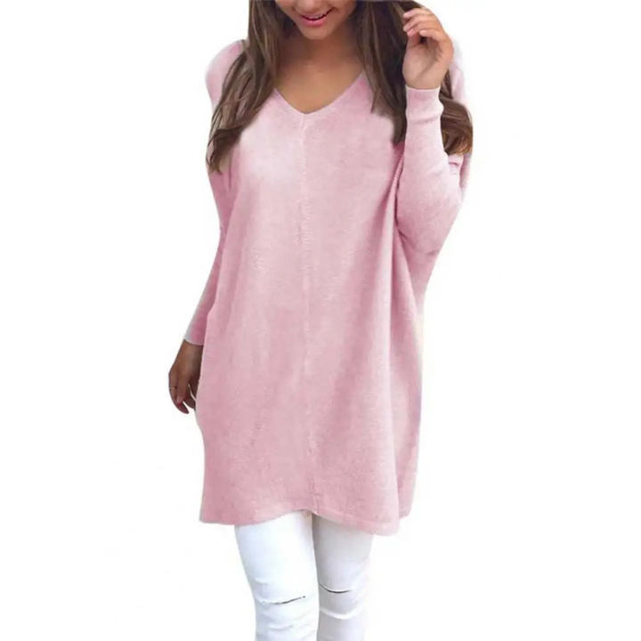 Daan | Oversized V-hals trui voor dames