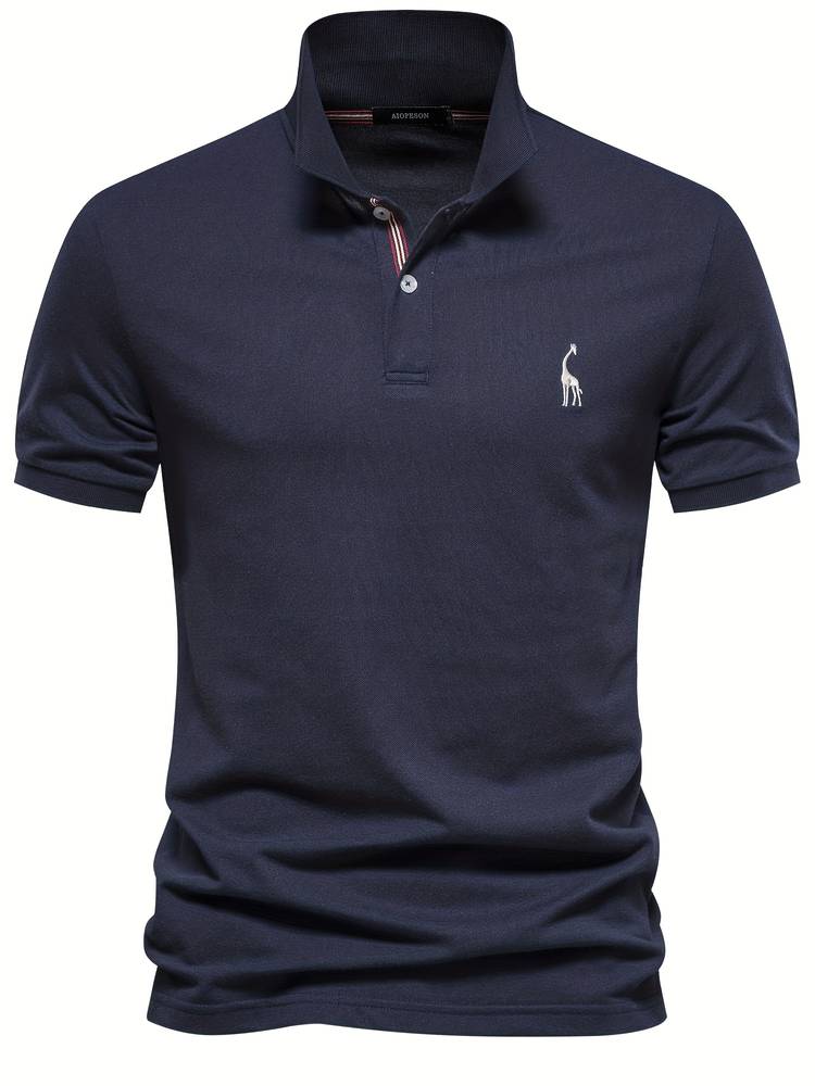 Heren polo effen – Tijdloze polo met comfortabele pasvorm en veelzijdige stijl