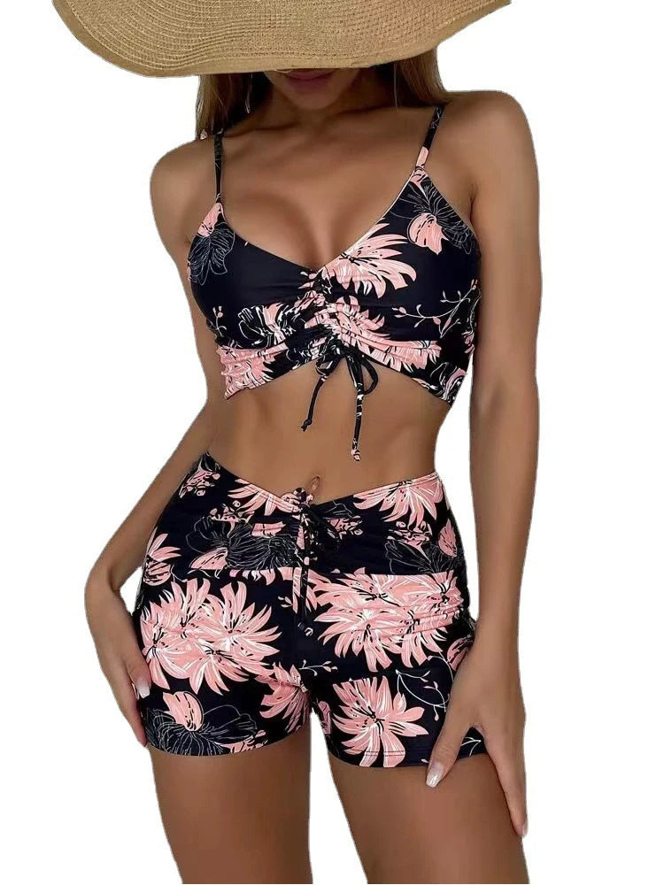 Bikiniset met hoge taille en bloemenprint – stijlvol en comfortabel voor elke zomerdag