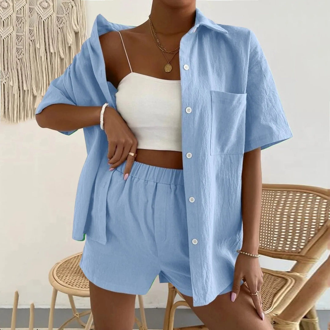 Elise - Dames Zomerset - Luchtige en Modieuze Tweedelige Outfit