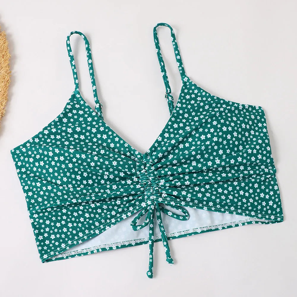 Bikiniset met hoge taille en bloemenprint – stijlvol en comfortabel voor elke zomerdag