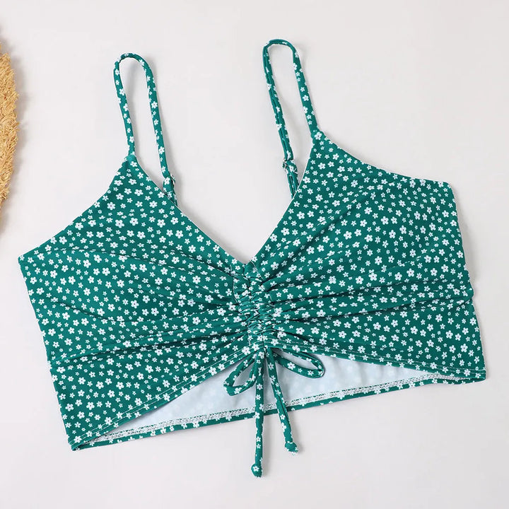 Bikiniset met hoge taille en bloemenprint – stijlvol en comfortabel voor elke zomerdag