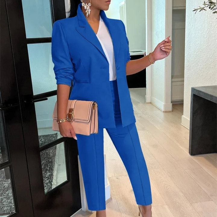 Nora - Dames Blazerset - Stijlvolle en Professionele Tweedelige Outfit
