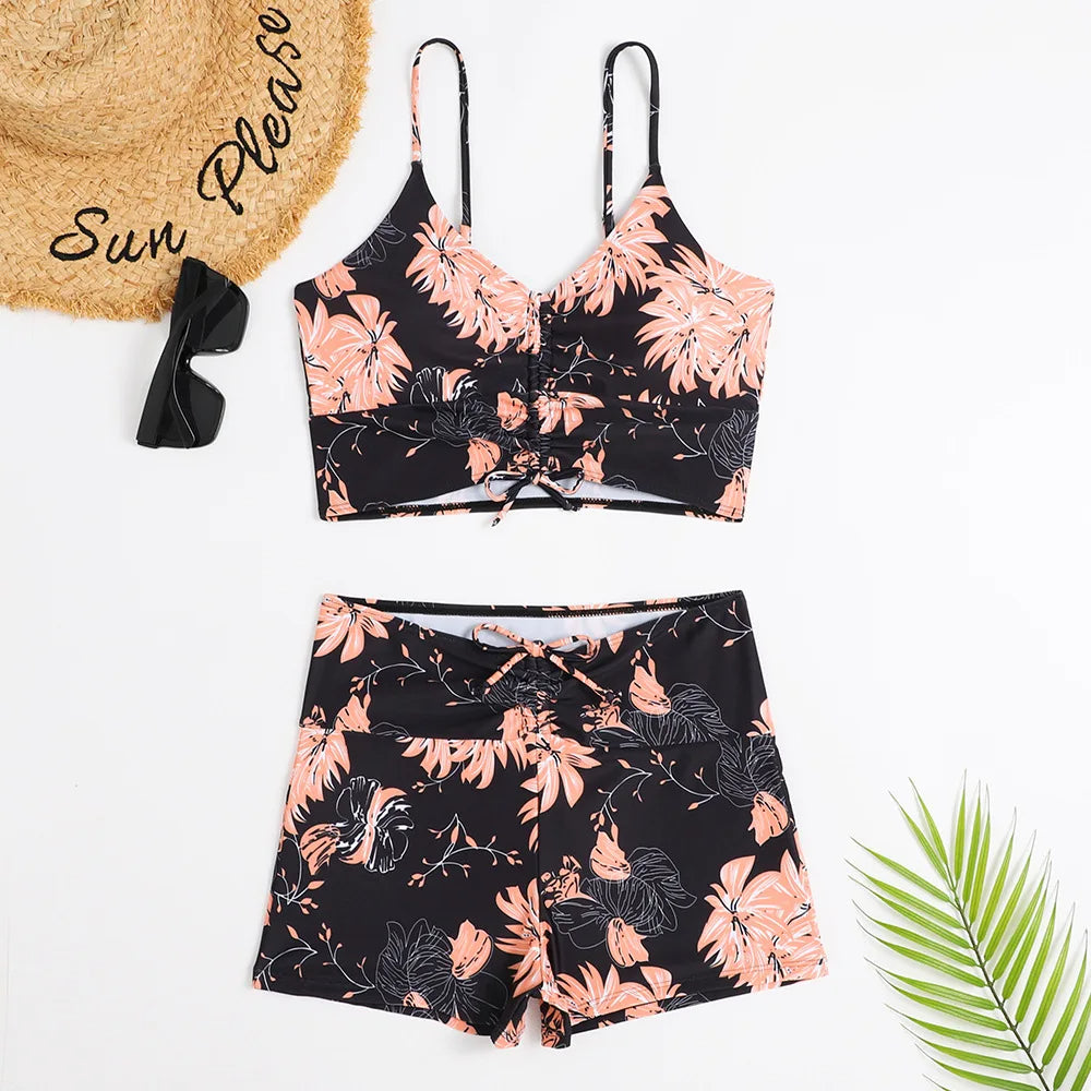 Bikiniset met hoge taille en bloemenprint – stijlvol en comfortabel voor elke zomerdag