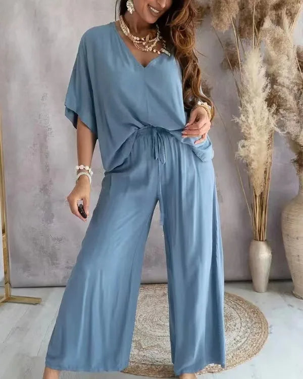 Juliette - Dames Wijde Kledingset - Stijlvolle en Luchtige Outfit met Ruime Pasvorm