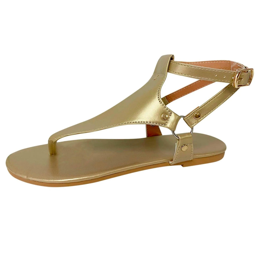 Romy - Dames Leren Teensandalen