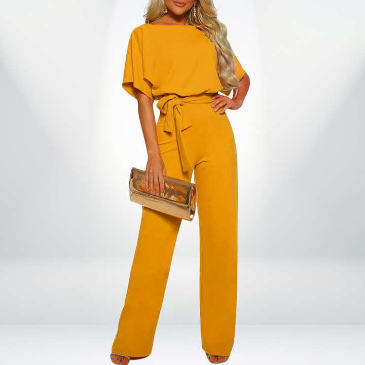 Valeria Dames Jumpsuit – Elegante en luchtige jumpsuit met korte mouwen