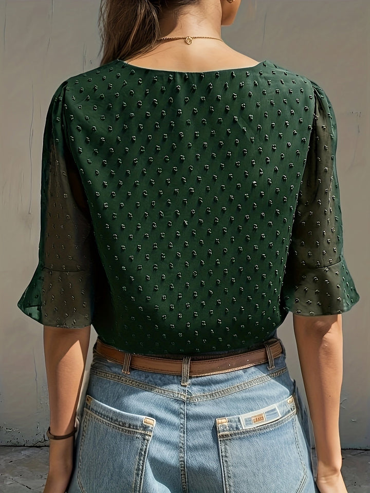 Nina - Dames Blouse - Losse Pasvorm van Chiffon