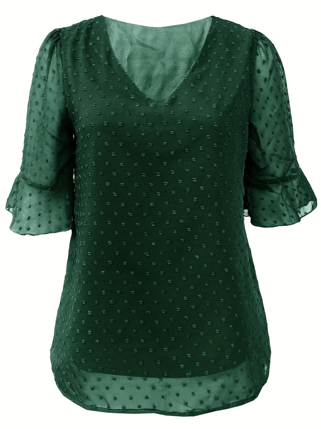 Nina - Dames Blouse - Losse Pasvorm van Chiffon