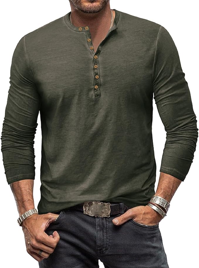 Leonard | Lichtgewicht ademend katoenen shirt voor heren met relaxed fit