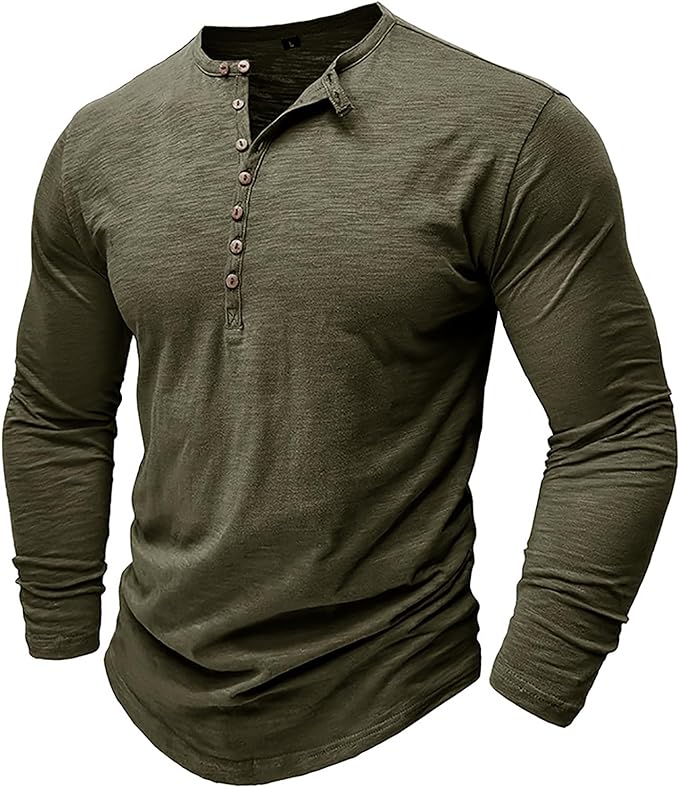 Leonard | Lichtgewicht ademend katoenen shirt voor heren met relaxed fit