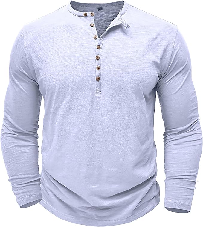 Leonard | Lichtgewicht ademend katoenen shirt voor heren met relaxed fit