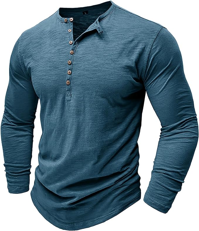 Leonard | Lichtgewicht ademend katoenen shirt voor heren met relaxed fit