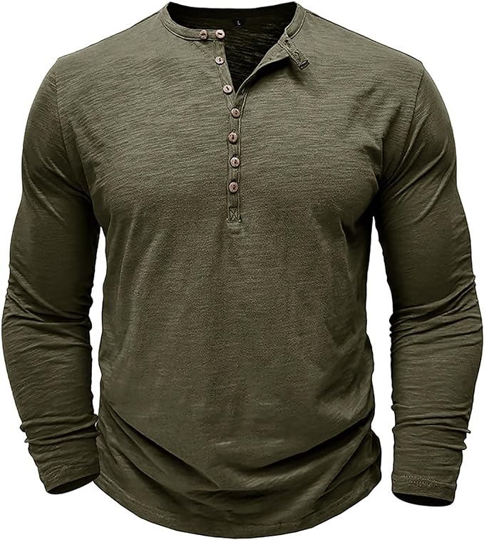 Leonard | Lichtgewicht ademend katoenen shirt voor heren met relaxed fit