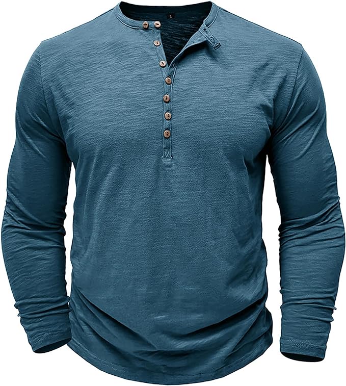 Leonard | Lichtgewicht ademend katoenen shirt voor heren met relaxed fit
