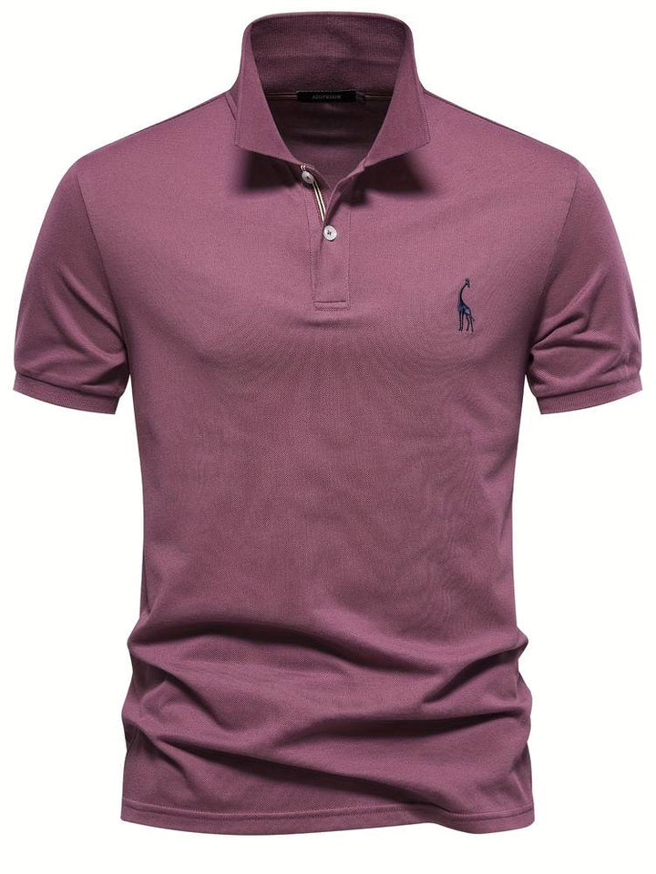 Heren polo effen – Tijdloze polo met comfortabele pasvorm en veelzijdige stijl