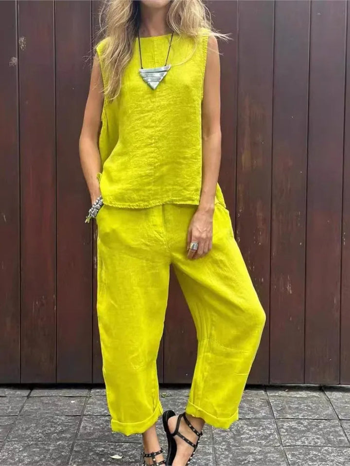 Yasmin - Dames Tweedelige Set - Comfortabele en Modieuze Combinatie