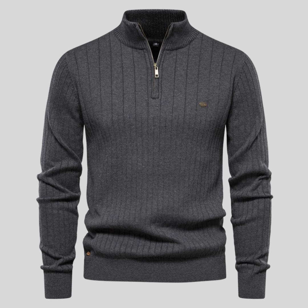 Ruben | Half zip trui voor heren