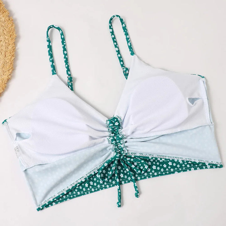 Bikiniset met hoge taille en bloemenprint – stijlvol en comfortabel voor elke zomerdag