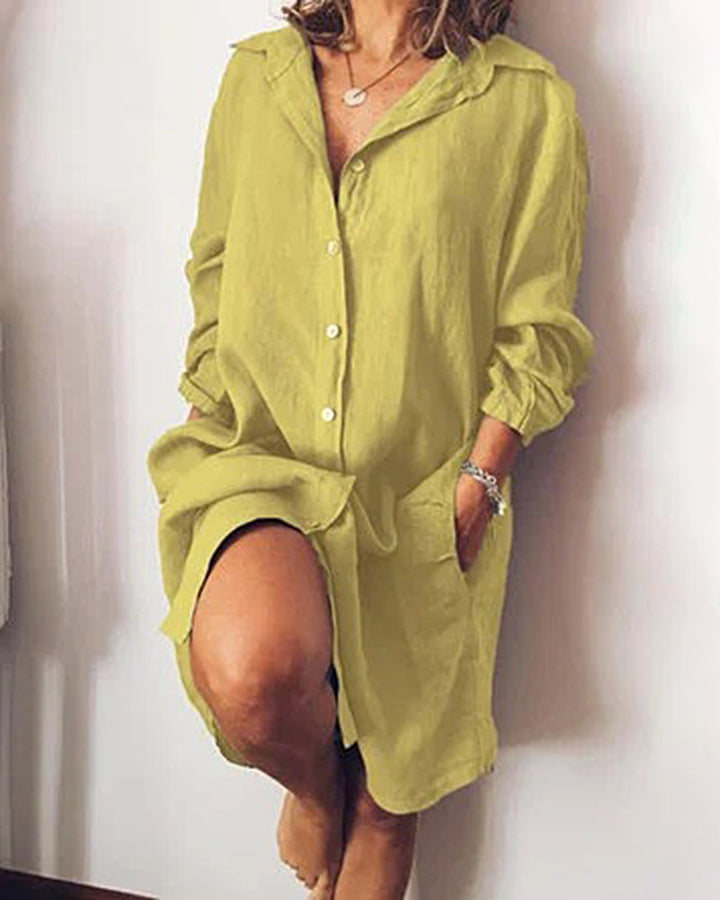 Nienke - Dames Midi-jurk - Losvallend en comfortabel