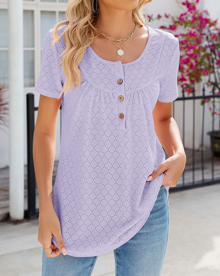 Nienke - Dames Shirt met Knopen