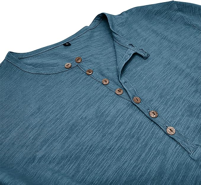 Leonard | Lichtgewicht ademend katoenen shirt voor heren met relaxed fit