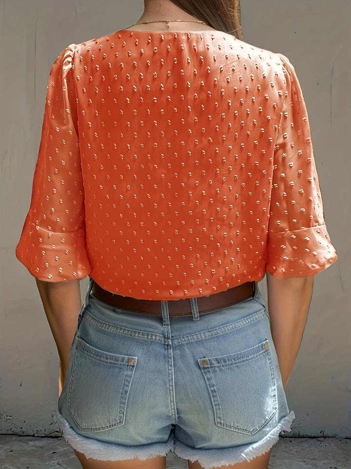 Nina - Dames Blouse - Losse Pasvorm van Chiffon