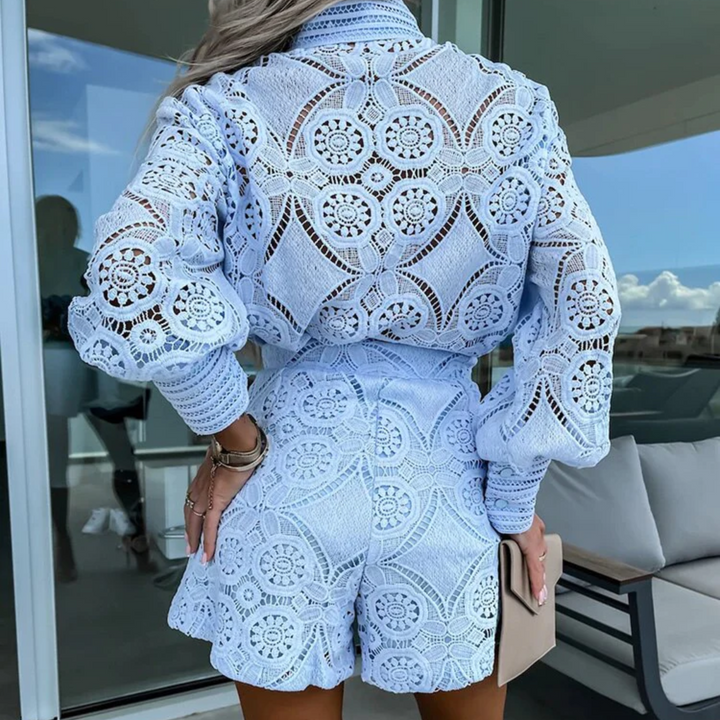 Lotte - Dames Short en Blouse Set - Comfortabele en Stijlvolle Combinatie