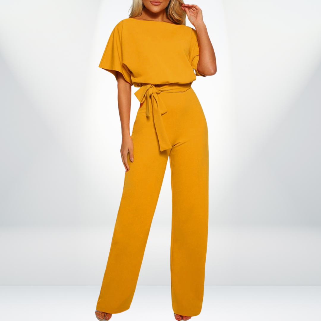 Valeria Dames Jumpsuit – Elegante en luchtige jumpsuit met korte mouwen