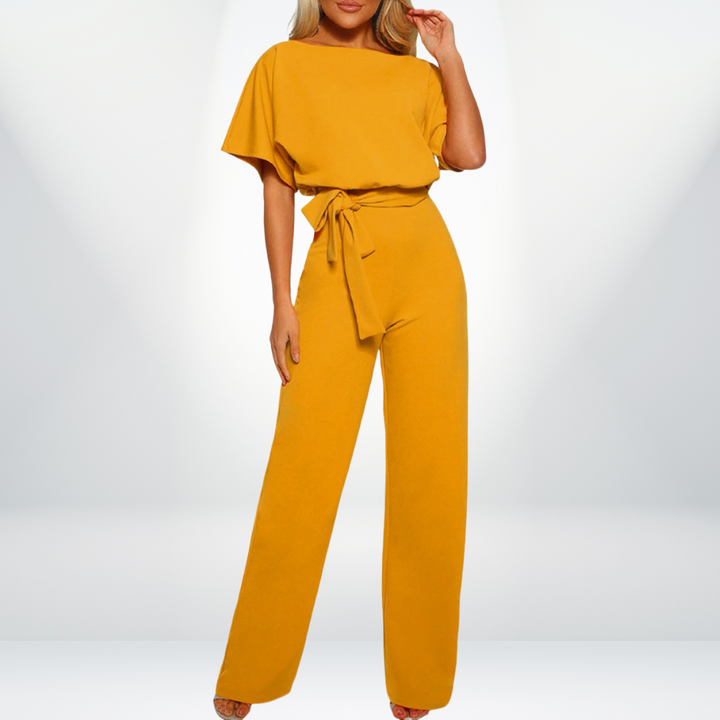 Valeria Dames Jumpsuit – Elegante en luchtige jumpsuit met korte mouwen