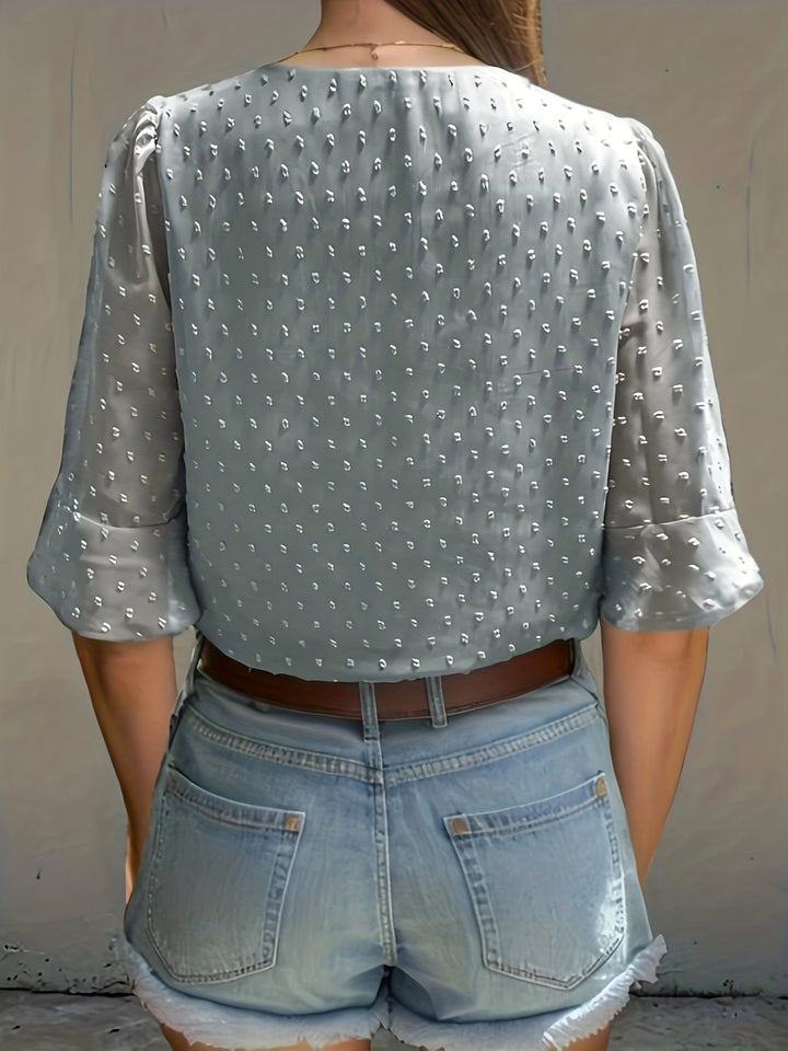 Nina - Dames Blouse - Losse Pasvorm van Chiffon