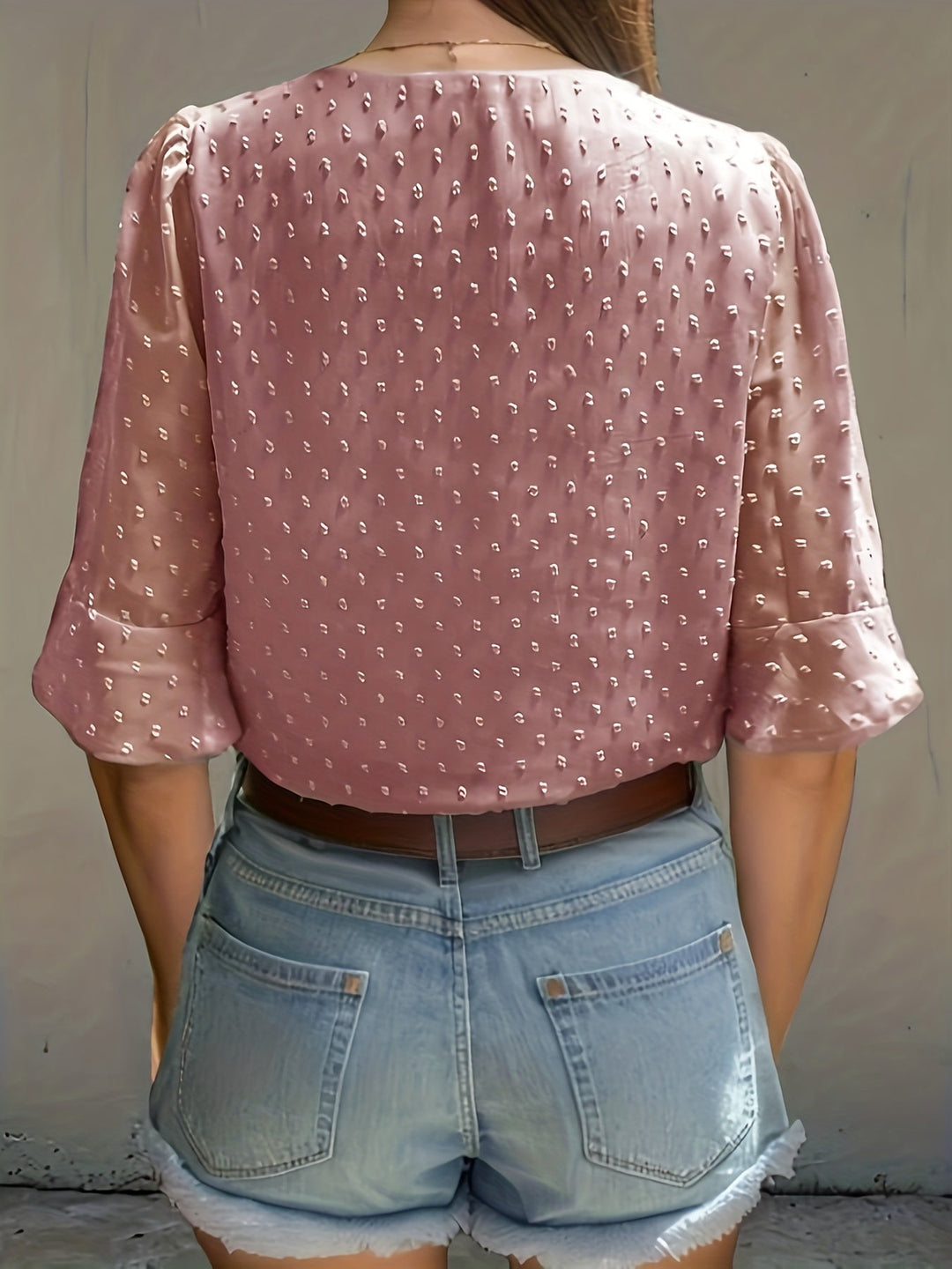 Nina - Dames Blouse - Losse Pasvorm van Chiffon