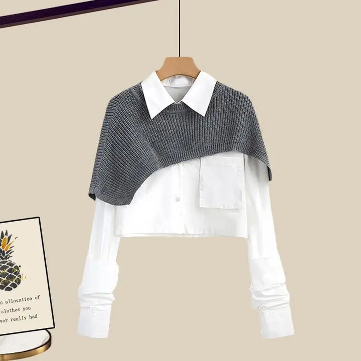 Nina - Dames Modieuze Gebreide Set - Trendy en Zachte Stoffen