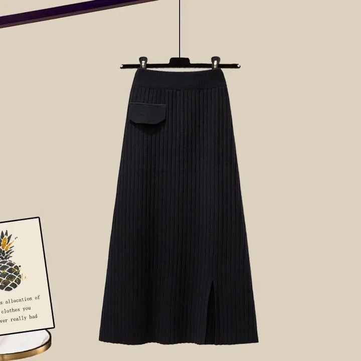 Nina - Dames Modieuze Gebreide Set - Trendy en Zachte Stoffen
