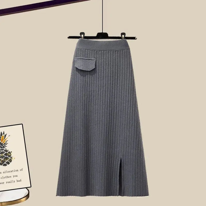 Nina - Dames Modieuze Gebreide Set - Trendy en Zachte Stoffen