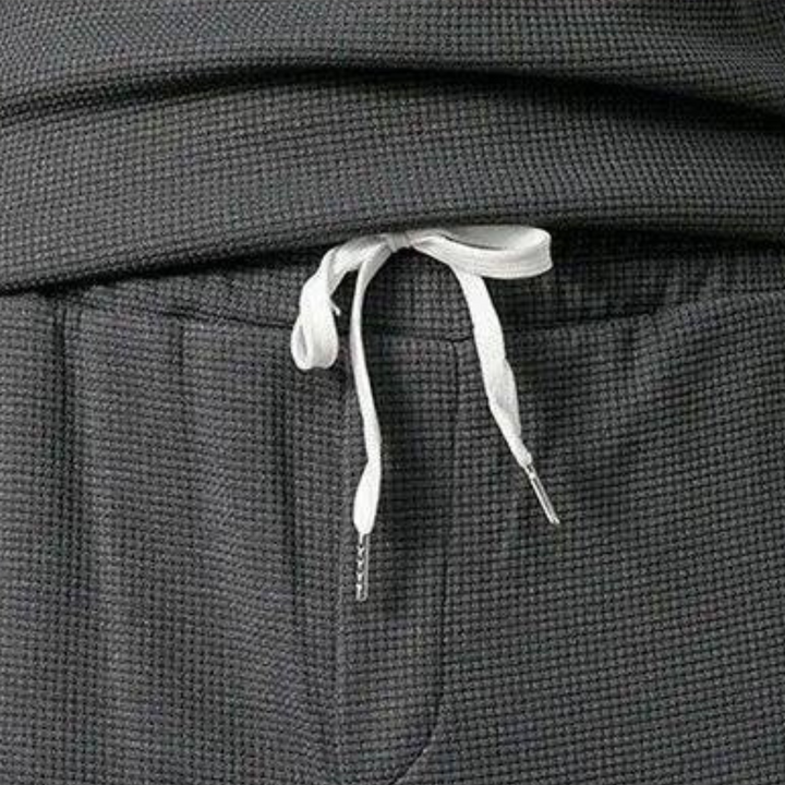 Sven | Zachte ademende katoenmix herfst jogging set voor heren met moderne casual stijl