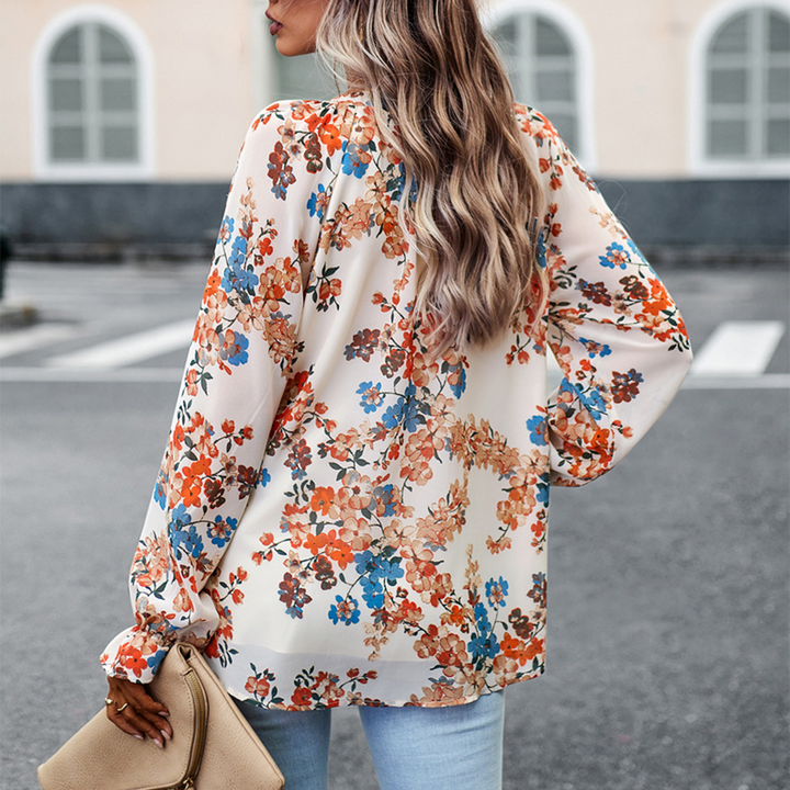 Jasmijn - Dames Blouse - Gebloemd Design voor een Speelse Look