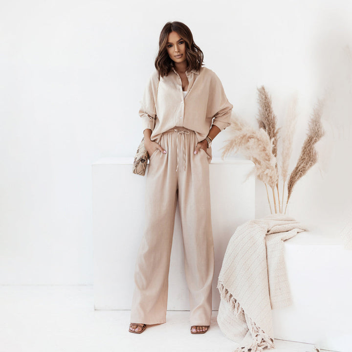 Fleur - Dames Casual Set - Tweedelig met Ontspannen Pasvorm