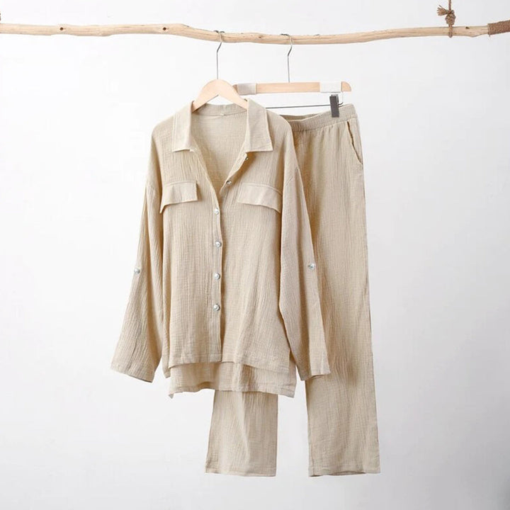Naelle - Dames Comfortabele Tweedelige Set - Zachte en Ontspannen Outfit