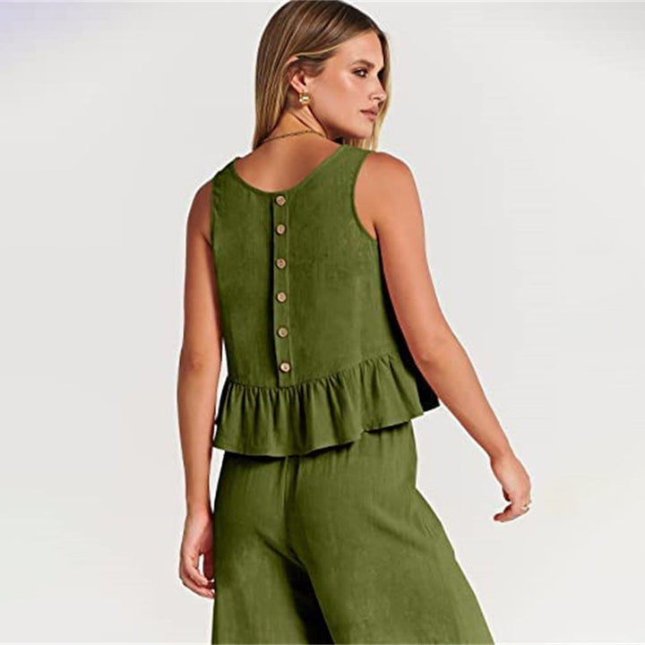 Elvira - Dames Stijlvolle Tweedelige Set - Elegante Outfit voor Diverse Gelegenheden